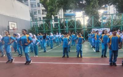 Semangat Senam Indonesia Hebat Dukung Langkah 7 Kegiatan Anak Indonesia Hebat